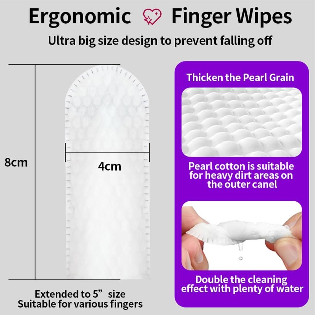 Pet Dental Finger Wipes – Easy Oral Cleaning for Dogs & Cats 🐶🐱