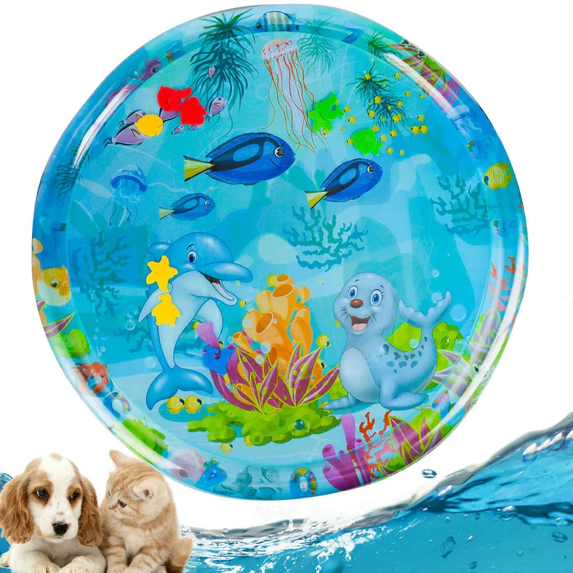 Fun Water Play Mat to Keep Pets Active & Cool ❄️