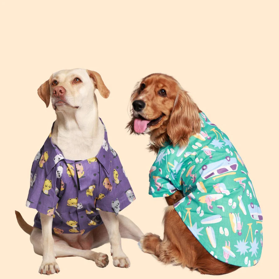 Pack of 2 Dog Shirts Summery